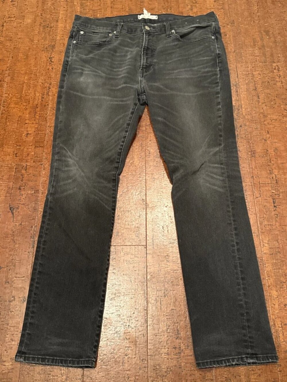 Madewell Men’s 36X30 Faded Black Slim Jeans